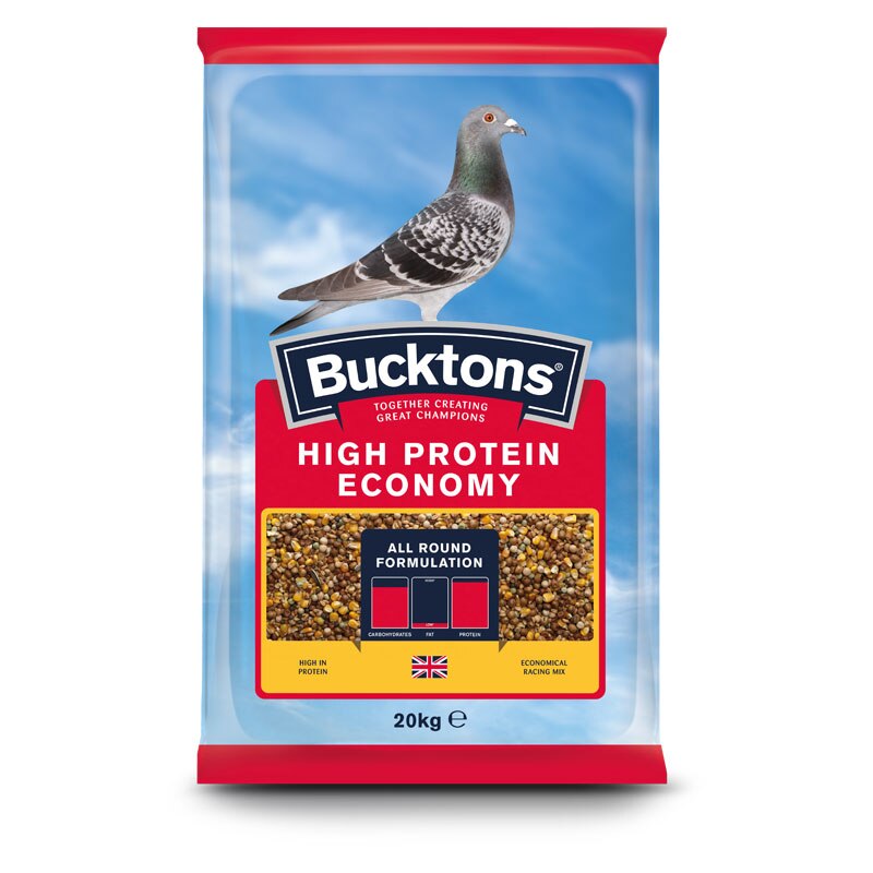 Buckton Pigeon High Protein Economy 20kg . Bird Food